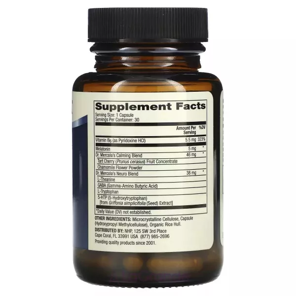Dr. Mercola Sleep Support ĳ������ ������� ��� �������� ��� � �����������, 5 ��