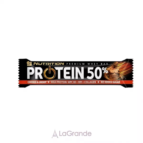 GoOn Nutrition Protein Bar 50% Cookie Cream ����������� �������� 