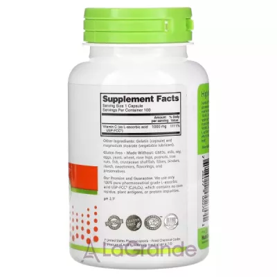 NutriBiotic Immunity Vitamin C 1000 mg Capsules ĳ  