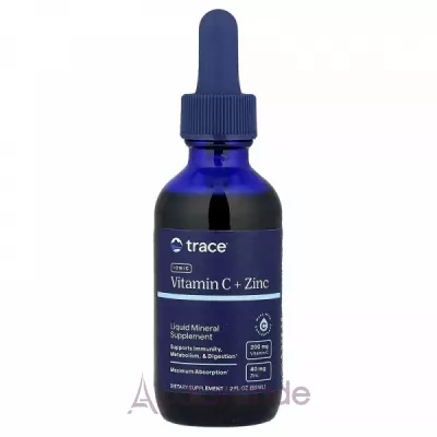 Trace Minerals Ionic Vitamin C 200mg+Zinc 40mg ĳ  
