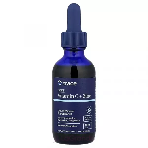 Trace Minerals Ionic Vitamin C 200mg+Zinc 40mg ĳ������ ������� 