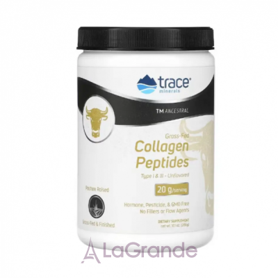 Trace Minerals Grass-Fed Collagen Peptides Unflavored ĳ  
