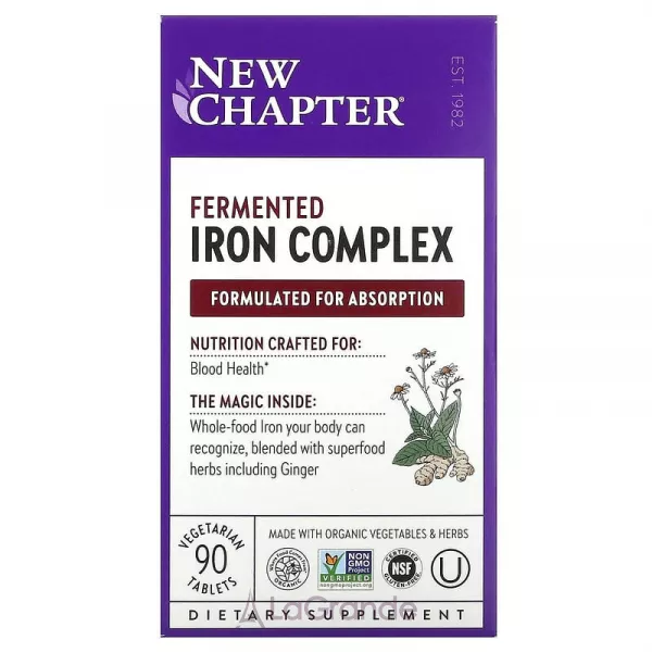 New Chapter Fermented Iron Complex ������������� �������� �� ������