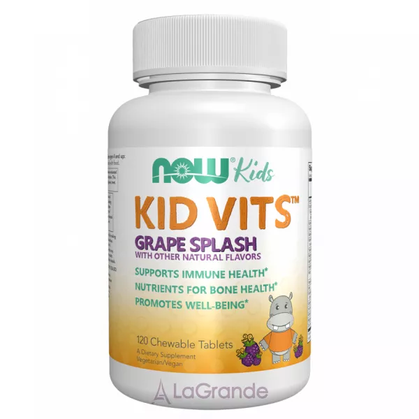 Now Foods Kid Vits Grape Splash �������� ��� �����, ����������� �������� �� ������ ���������