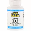 Natural Factors Vitamin D3 25 mcg (1000 IU) ĳ  