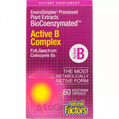 Natural Factors BioCoenzymated Active B Complex    