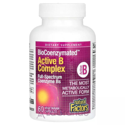 Natural Factors BioCoenzymated Active B Complex    