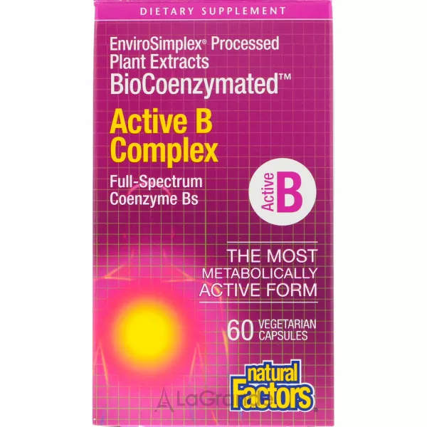 Natural Factors BioCoenzymated Active B Complex �������� ��������� ������ �