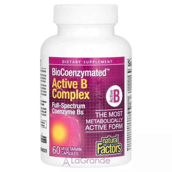 Natural Factors BioCoenzymated Active B Complex �������� ��������� ������ �