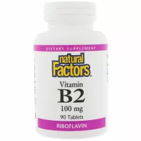 Natural Factors Vitamin B2 Riboflavin 100 mg ����������� ������� "������� �2 (����������)", 100 ��