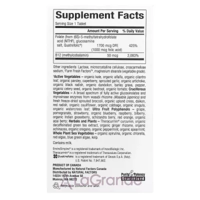Natural Factors BioCoenzymated Methylfolate 1000 mcg   