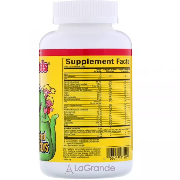 Natural Factors Big Friends Multi-Vitamin & Minerals ������������ �� ������� ��� ����, �������� �������� � ������ ���