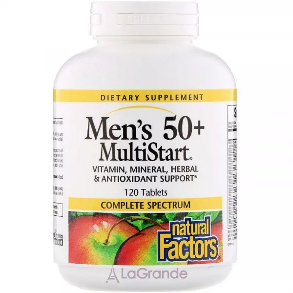 Natural Factors Men's 50+ MultiStart �������������� ��� ������ 50+