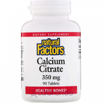 Natural Factors Calcium Citrate 350 mg   