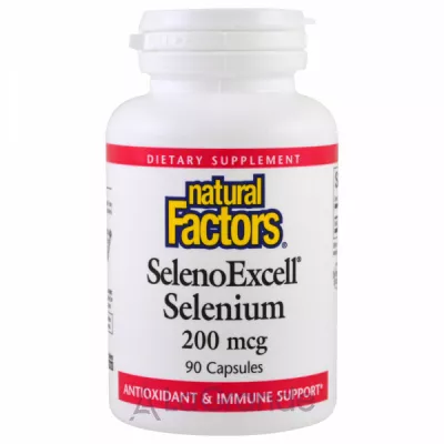 Natural Factors SelenoExcell Selenium 200 mcg   
