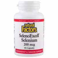 Natural Factors SelenoExcell Selenium 200 mcg ����������� ������� "�����", 200 ���
