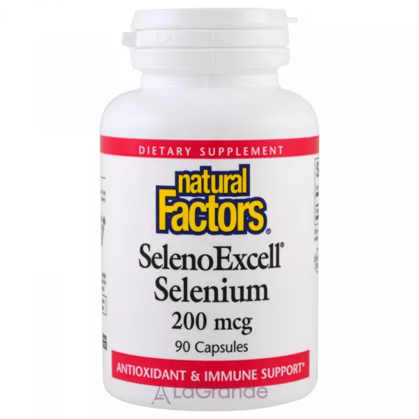 Natural Factors SelenoExcell Selenium 200 mcg ĳ������ ������� 