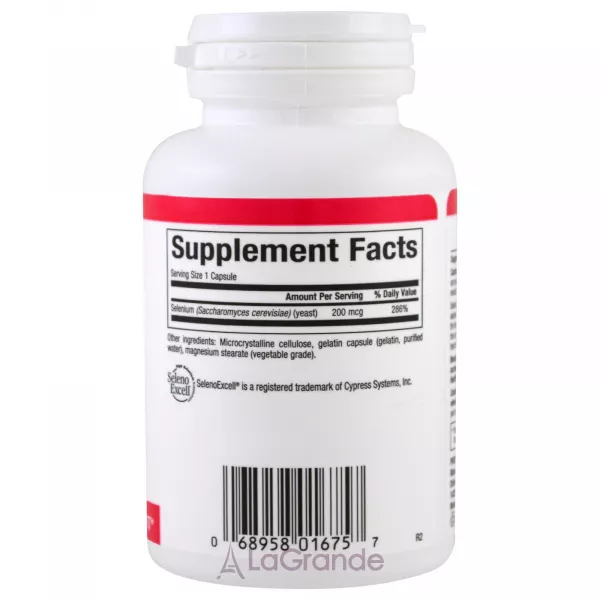 Natural Factors SelenoExcell Selenium 200 mcg ĳ������ ������� 