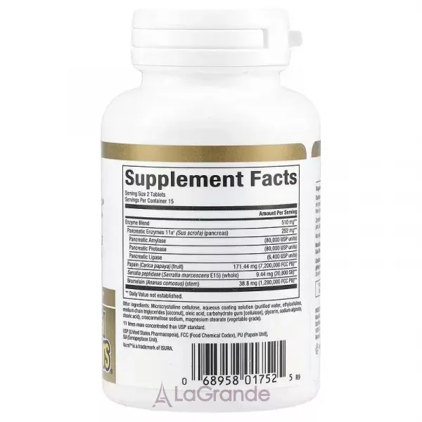Natural Factors Zymactive Double Strength �������� ������� ������������