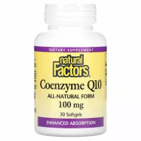 Natural Factors Coenzyme Q10 100 mg ����������� ������� "������� Q10", 100 ��