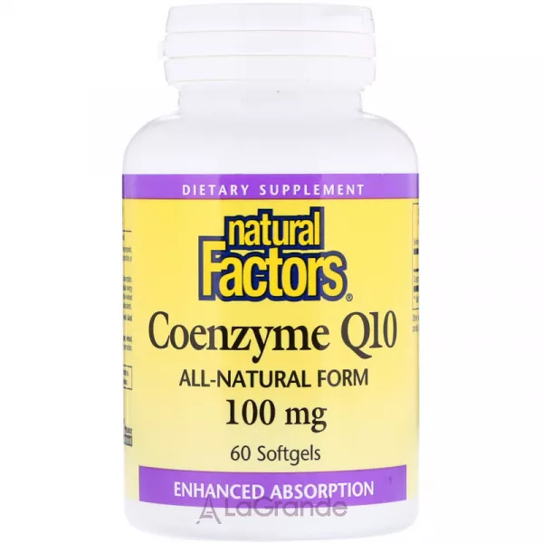 Natural Factors Coenzyme Q10 100 mg ĳ������ ������� 