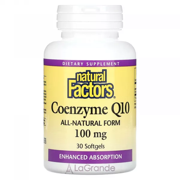Natural Factors Coenzyme Q10 100 mg ĳ������ ������� 