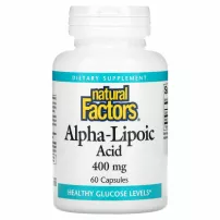 Natural Factors Alpha-Lipoic Acid 400 mg ����������� ������� "�����-�������� �������", 400 ��