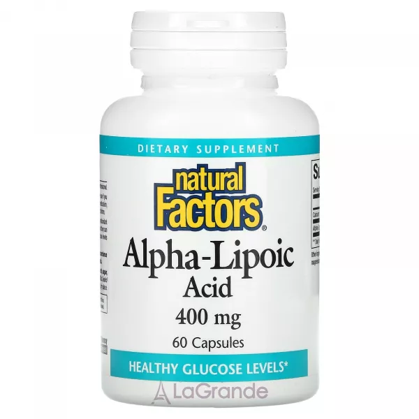Natural Factors Alpha-Lipoic Acid 400 mg ĳ������ ������� 