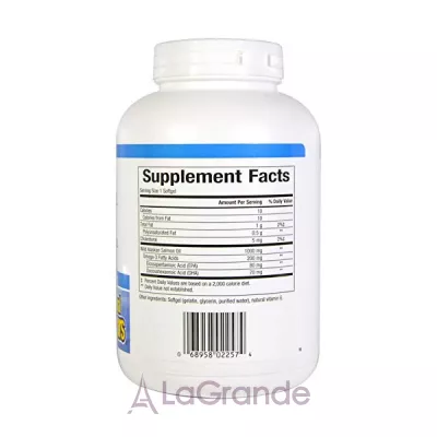 Natural Factors Wild Alaskan Salmon Oil 1000 mg   