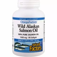 Natural Factors Wild Alaskan Salmon Oil 1000 mg ����������� ������� "��� ������ ������������� ������", 1000 ��