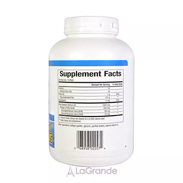 Natural Factors Wild Alaskan Salmon Oil 1000 mg ĳ������ ������� 