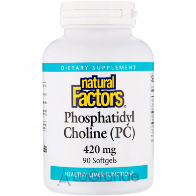 Natural Factors Phosphatidyl Choline (PC) 420 mg ĳ  
