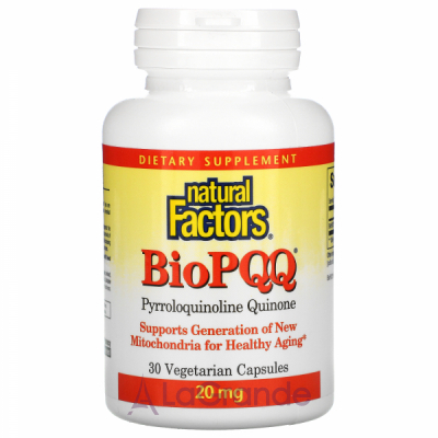 Natural Factors BioPQQ 20 mg ĳ  