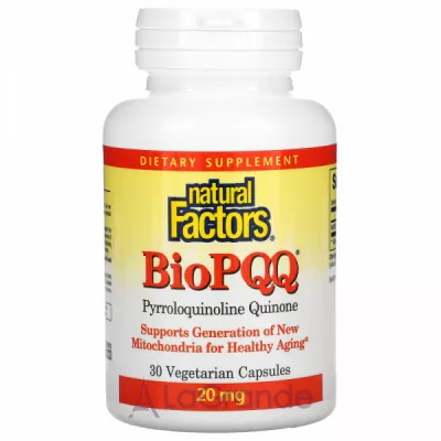 Natural Factors BioPQQ 20 mg ĳ  