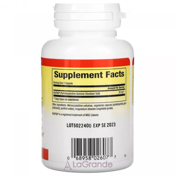 Natural Factors BioPQQ 20 mg ĳ������ ������� 