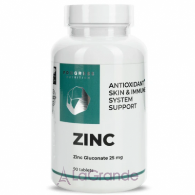 Progress Nutrition Zinc 25 mg     25 