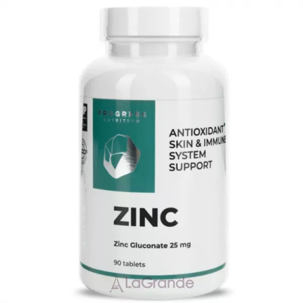 Progress Nutrition Zinc 25 mg ������� ������� �������� ����� 25 ��
