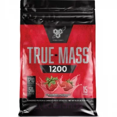 BSN True - Mass 1200 Strawberry Milkshake  