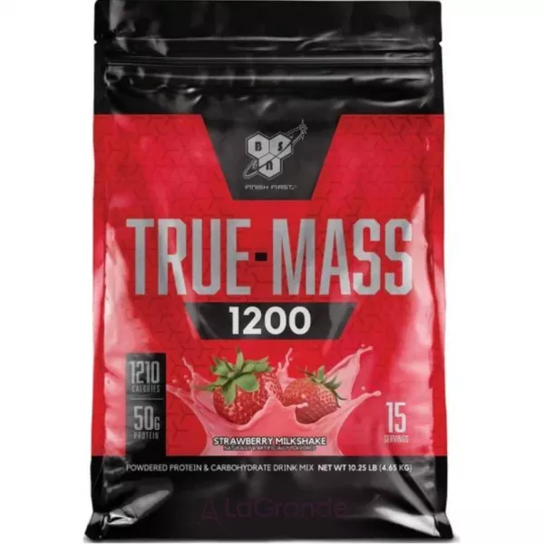 BSN True - Mass 1200 Strawberry Milkshake ������ 