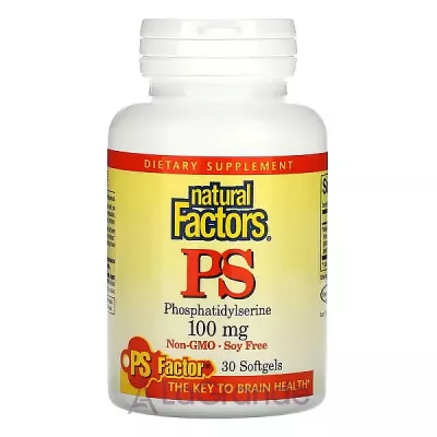 Natural Factors Natural Factors Phosphatidylserine 100 mg   