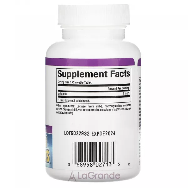 Natural Factors Stress Relax Melatonin 1 mg ĳ������ ������� 