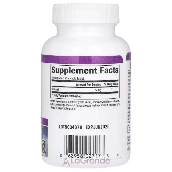 Natural Factors Stress Relax Melatonin 5 mg ĳ������ ������� 