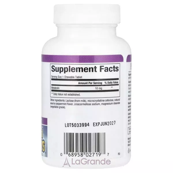 Natural Factors Stress Relax Melatonin 10 mg ĳ������ ������� 