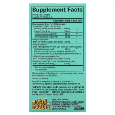 Natural Factors Higher Thoughts 3 Brains         