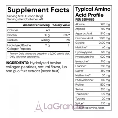 Sports Research Collagen Peptides Vanilla Bean ĳ  