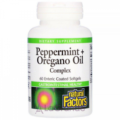 Natural Factors Peppermint + Oregano Oil Complex   