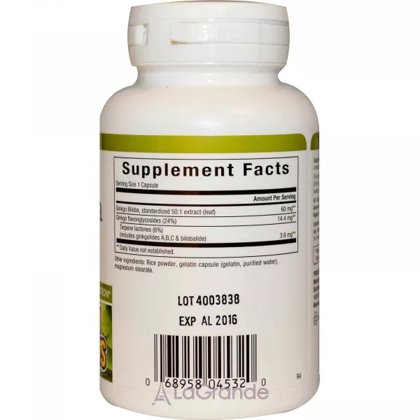 Natural Factors Ginkgo Biloba ĳ������ ������� 