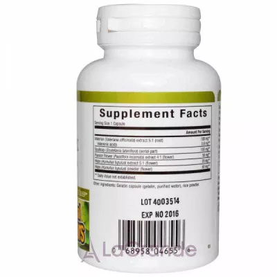 Natural Factors Sleep Relax with Valerian & Hops       