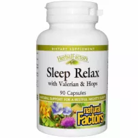 Natural Factors Sleep Relax with Valerian & Hops ����������� ������� � ���������� � ������ "��� � ������������"