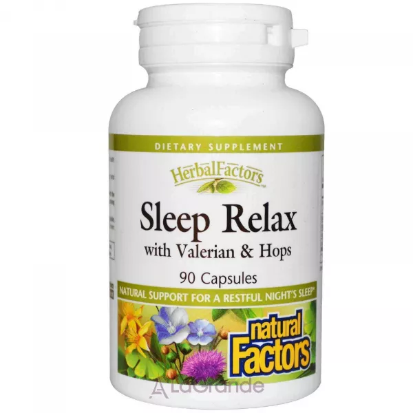 Natural Factors Sleep Relax with Valerian & Hops ĳ������ ������� � ��������� �� ������ 